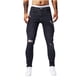 thumbnail image 2 of Pantalones largos para hombre, casuales, de moda, con bolsillos perforados, color sólido, elásticos, ajustados, de pierna corta, de mezclilla, pantalones para hombre, 2 of 5