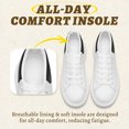 thumbnail image 4 of Adult Platform Casual Sneakers Lace Up Fashion Daily Walking Shoes for All Seasons, 4 of 6