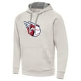 thumbnail image 2 of Men's Antigua Cream Cleveland Guardians Victory Pullover Hoodie, 2 of 3