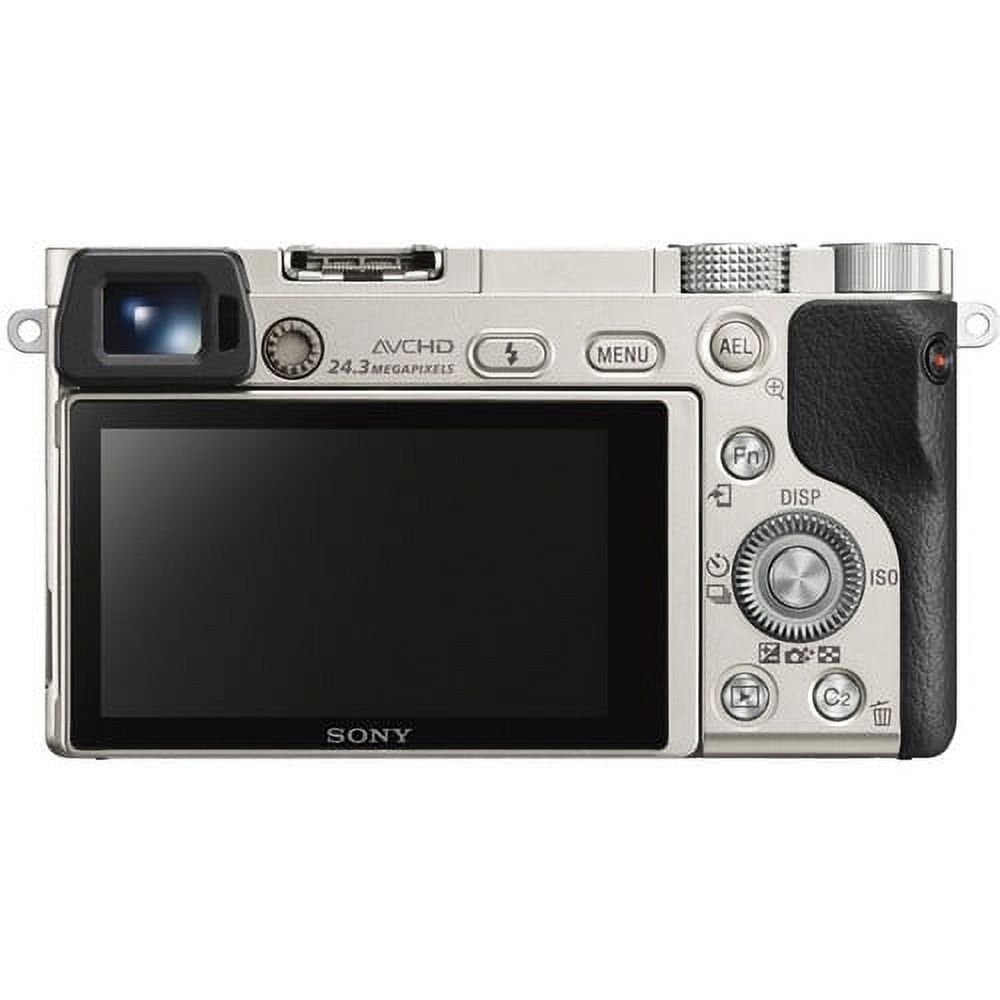 Sony Alpha a6000 Mirrorless Interchangeable-lens Camera - Silver - image 2 of 6