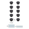 thumbnail image 6 of Elegant Decor KB2009-ORB-10PK 1.6 in. Trovon Oil-Rubbed Bronze Oversize Round Knob, Set of 10, 6 of 6