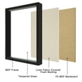 thumbnail image 2 of Marco caja de sombra CCDCC 30 x 41 cm negro de madera con vidrio templado, 2 of 6