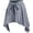 grey, variant on 1Pc White Irregular Wrap Ballet Skirt Women Gym Butt Cover Up Skirt for Yoga