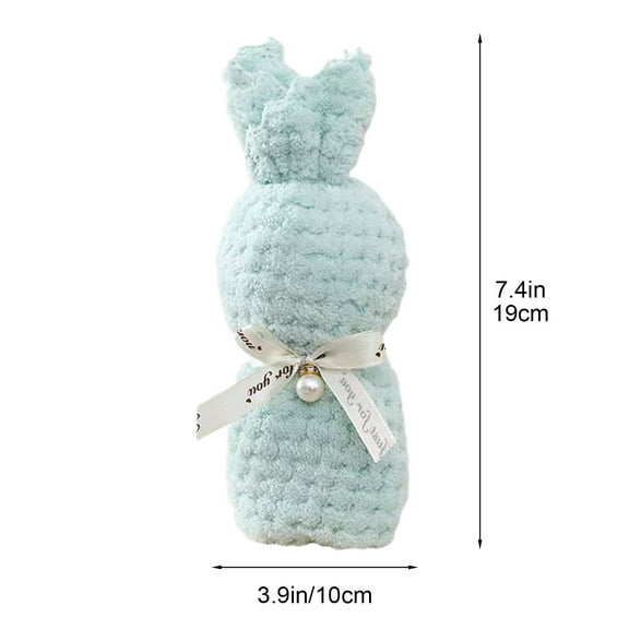 ChicYu Embroidery Warp Knit Towel Set Return Gift Toweling Pineapple Texture Absorbent Guest Face Towels for Bridal Shower Baby Gift Baskets