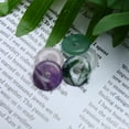 thumbnail image 2 of 5pcs Natural Jade Necklace Peace Buckle Pendant for DIY Jewelry Making, 2 of 8