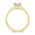 thumbnail image 3 of 14K Yellow Gold Round Cut Lab Grown Diamond Basket Split Shank Solitaire Engagement Ring - 2 Carat | E-F Color, VS1-VS2 Clarity (Ring Size: 10), 3 of 3