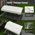 thumbnail image 4 of Time Ray 12'x20'Carport,Heavy Duty Metal Car Port,All-Weather Protection,Easy Assembly for Cars,Trucks,Boats,Tractors,and Outdoor Storage,White, 4 of 7