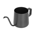 thumbnail image 4 of 250ml Stainless Steel Hanging Ear Coffee Pot Gooseneck Spout Tea Kettle Pour Over Pot Black, 4 of 9