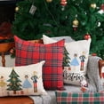 thumbnail image 3 of Merry Christmas Throw Pillow Cover 16x16 Inch Nutcracker Christmas Decor Winter Holiday Party Cushion Case Decoration for Sofa Couch B, 3 of 6