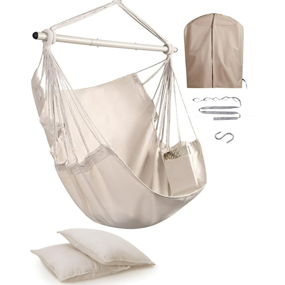 Silla Hamaca Miztli con Cubierta para Silla Colgante + 2 Cojines