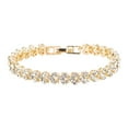 thumbnail image 1 of Pulsera de oro con pedrería Pulseras para mujer Pulseras para mujer Pulsera para niñas Pulsera delicada, 1 of 6