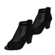 thumbnail image 5 of BRIGHTFUFU par de sandalias de tacón alto de gasa hueca, con tacón grueso y boca de pez, elegantes sandalias femeninas (negras, talla 41, 8.5 EE. UU., 6 Reino Unido, 40 UE, 10.0215 pulgadas), 5 of 7