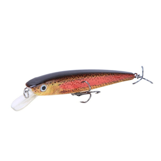 Señuelos 11CM Plástico 3D Ojo De Minnow Realista Cebo Duro Artificial Señuelos De Pesca Accesorio De Aparejos