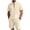 Khaki., variant on HBGVBA Men Print Short Sleeve 1 4 Zip Collared Top Drawstring Elastic Waist Casual Shorts Set