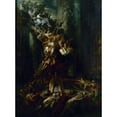 thumbnail image 3 of Louis Candide Boulanger 11x14 Black Modern Framed Museum Art Print Titled - La Ronde Du Sabbat (1861), 3 of 5
