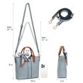 thumbnail image 2 of Montana West Tote Bags for Women Bow Crossbody Purses with Detachable Strap, Blue, 2 of 6