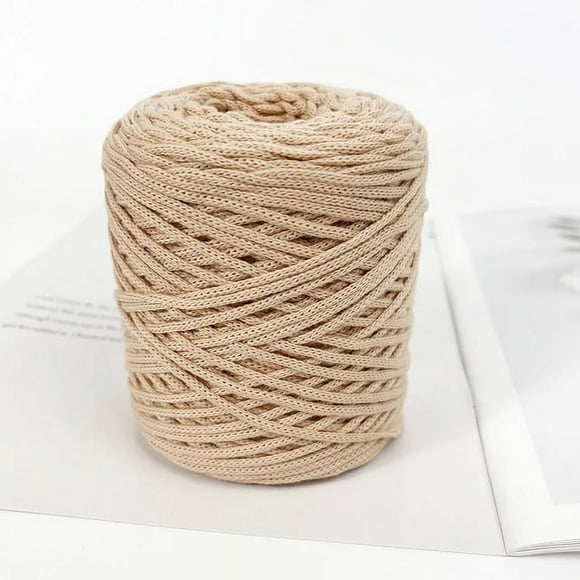 2mm 200g Hollow Knitted Crochet Yarns DIY Handbag Purse Basket Chunky trapillo Nylon Cord Polyester Thread Rope Line Woven