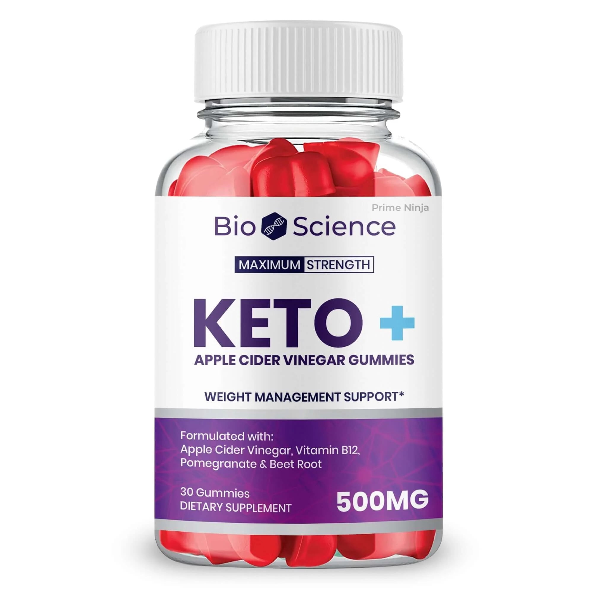 Bio Science Keto ACV Gummies, Maximum Strength, Original Powerful Formula (1 Pack)
