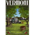 thumbnail image 3 of Vermont, Cherry Harvest (100% Cotton Canvas Reusable Tote Bag), 3 of 3