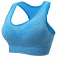 thumbnail image 3 of WCJM Up To 50% Off Bra Y Back Sports Bra Cotton Bra Sky Blue,L, 3 of 4
