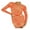 Orange, variant on ITFABS Women's Long Sleeve Round Neck Abstract Print Knit Bodycon Mini Dress