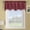 Burgundy, variant on Sheetsnthings Silver One Straight Valance Measures 70 inch Wide by 17 inch Drop(Length), 100% Polyester