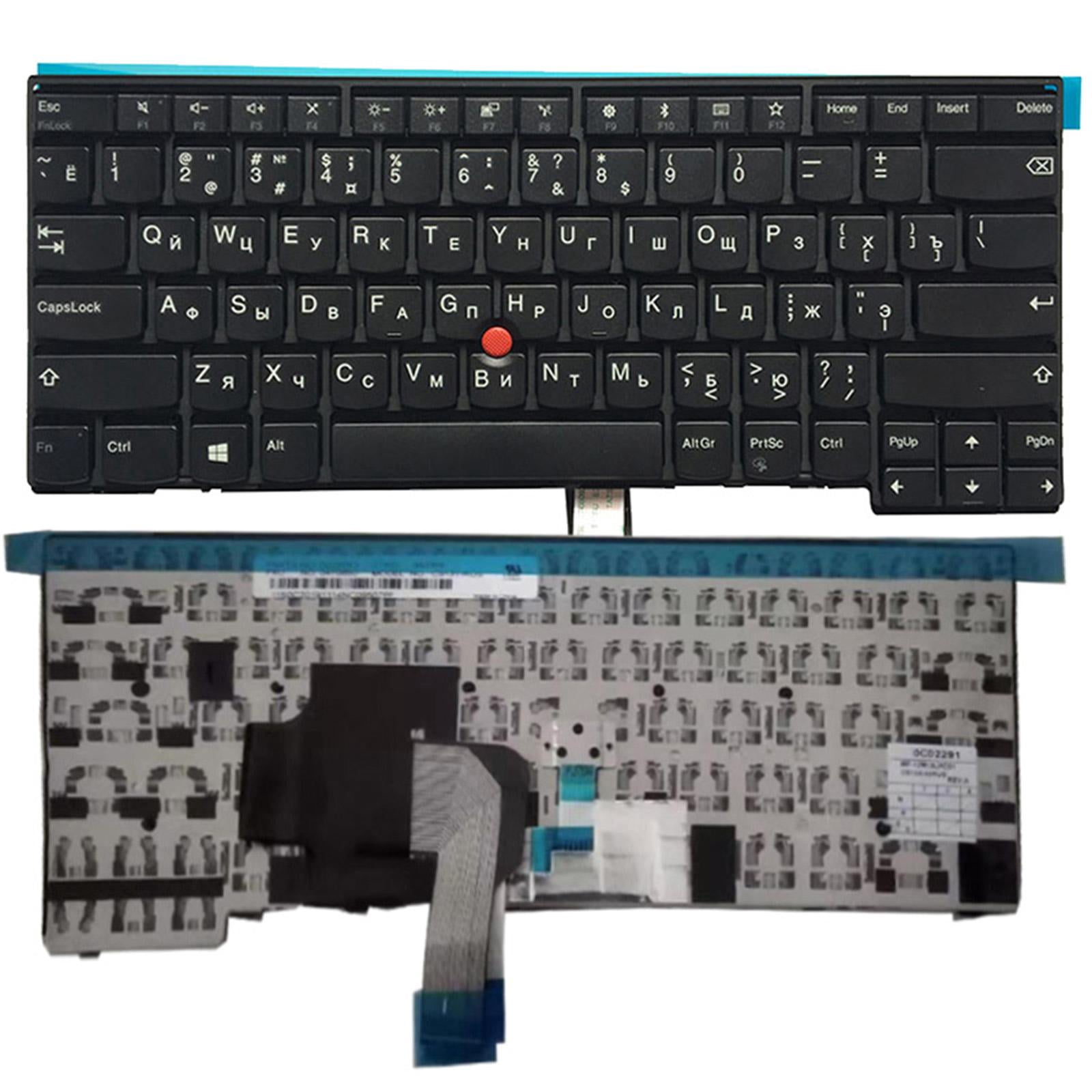 1 Piece, Russian Keyboard for L440 / T431 T431S  S, E440 Computer Black