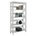 thumbnail image 3 of Convenience Concepts Omega Four-Shelf Bookcase in White Wood Finish, 3 of 3