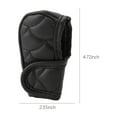 thumbnail image 2 of TACILIP Car Accessories, Leather Lattice Pattern Gear Knob Cover, Auto Car Knob Protective Sleeve Hoop & Loop Type, Gifts for Father, 2 of 6