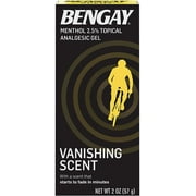 Bengay Topical Analgesic Gel Vanishing Scent, 2 oz, 6 Pack
