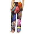 thumbnail image 3 of Junzan Easter Eggs1 Women'S Pajama Pants Drawstring Comfy Sleep Bottoms With Pockets, 3 of 9