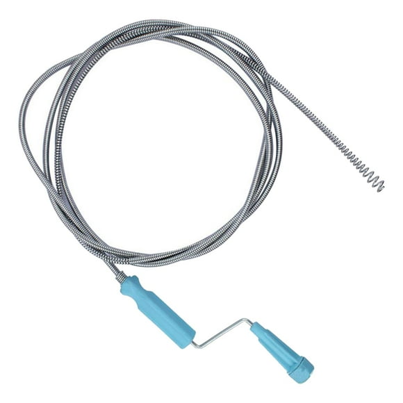Steel Drain Clog Remover Tool Drain Cleaner Sink Snake Cleaner Drain Auger for Toilet chen Sink Sewer Bathroom Tub - 2.6m