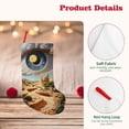 thumbnail image 4 of Bingfone Surreal Desert Eye Landscape Print Personalized Christmas Stocking - Snowman Design Large 18 inch,Family Holiday Season Decor, 4 of 8