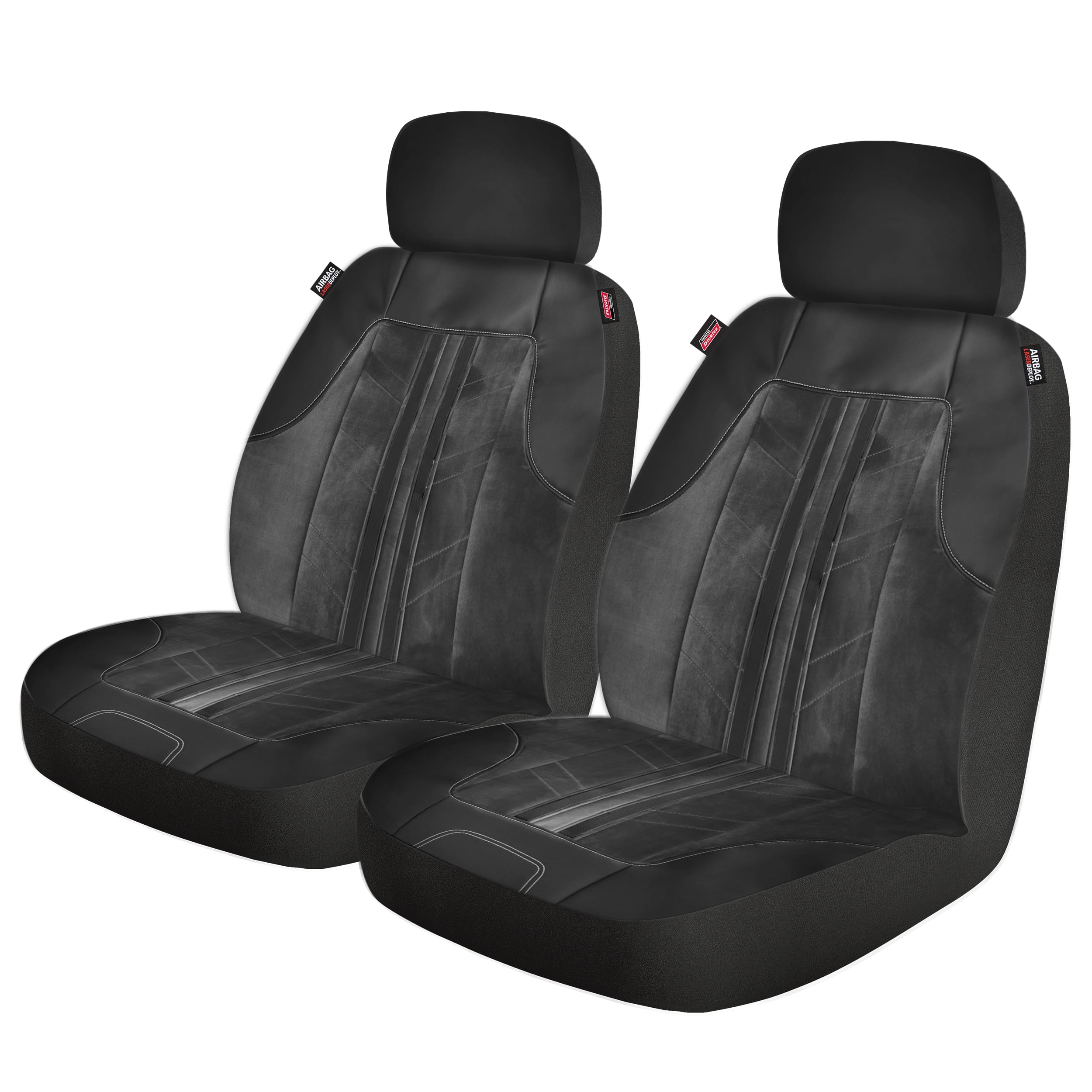Genuine Dickies Classics 2 Piece Low Back Seat Covers Venturi Black, 40220WDI