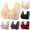 16# Complexion, variant on Daisy Bras for Older Women, Comfortable Convenient Front Close Button Bras for Older Women No Underwire Black 36