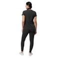 thumbnail image 2 of Adar Pro Movement Booster Scrub Set For Women - Sweetheart V-Neck Scrub Top & Yoga Jogger Scrub Pants, 2 of 7