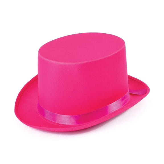 Top Hat Pink Hats Unisex One Size Adult Fancy Dress Party Book Week Halloween