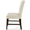 thumbnail image 6 of Tufted Side Dining Chair, Set of 2, Fabric, Wood, Beige, Modern Contemporary Urban Design, Kitchen Room Cafe Bistro Restaurant Hospitality, 6 of 8