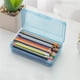 thumbnail image 2 of Large Capacity Hard Pencil Case, Plastic Crayon Pencil Boxes with Snap-tight Lid, Clear Storage Box Craft Pen Art Marker Organizer Stackable for Kids School, 2 of 9