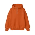 thumbnail image 4 of Sweatshirt for Women Relaxed Fit Half-Zip Hoodie Long Sleeve Pullover Sweatshirt for Casual Wear, 4 of 7