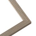 thumbnail image 3 of 31x23 Frame Grey Solid Wood Picture Frame Width 1 Inches | Interior Frame Depth 0.5 Inches |, 3 of 8