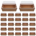 thumbnail image 1 of 50 cajas transparentes para pasteles, magdalenas, paneras desechables, pasteles y donas, 1 of 8