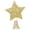 D, variant on BNNG 6-Inch Gold Glittered Christmas Tree Topper 3D Glitter Reindeer Star Heart Golden/Sliver Tree Topper for Christmas Tree Decorations Holiday Home Party Decor