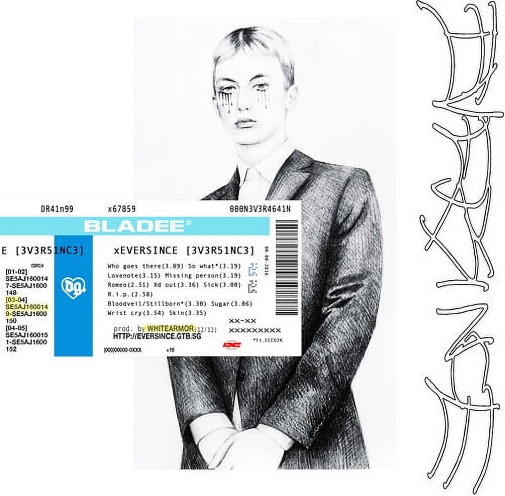 bladee / glue レコード BLADEE ‎– Gluee LP - Purple Colored Vinyl Album - NEW RECORD