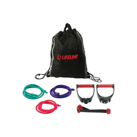 UPC: 0816142015853 | Lifeline Resistance Kit to Build Full-Body Strength Through Constant Tension – Resistance Level Variety up to 60 lbs.