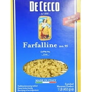De Cecco Semolina Pasta, Farfalline No.95, 1 LB