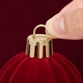 thumbnail image 6 of 24 Pcs Flocked Christmas Ornaments Balls Velvet Shatterproof Embossed for Christmas Tree Decorations, 6 of 6