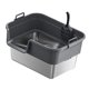 thumbnail image 5 of Arenero grande para gatos, orinal para gatos de interior, antisalpicaduras con alta resistencia Gris oscuro, 5 of 9