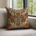 thumbnail image 4 of TiniDecor I Will Praise Him Throw Pillow, 18x18" Psalm 146:2 Faith Accent Cushion, Religious Home Decor, 4 of 5