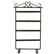 FRCOLOR 1pc Earrings Storage Organiser Rack Hanging Jewelry Organizer Handmade Earrings Rack (Black)